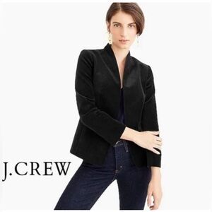 JCREW 365 Going Out Blazer in Stretch Velvet